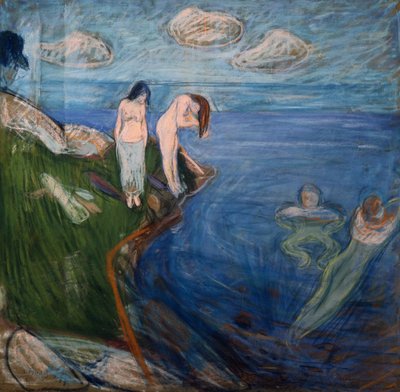 Badende Frauen von Edvard Munch