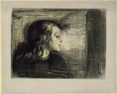 Das kranke Kind I von Edvard Munch