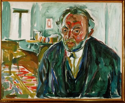 Edvard Munch, Selbstporträt nach der Spanischen Grippe von Edvard Munch