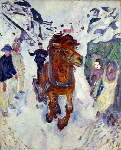 Pferdegalopp von Edvard Munch