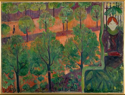 Pariser Boulevard von Edvard Munch