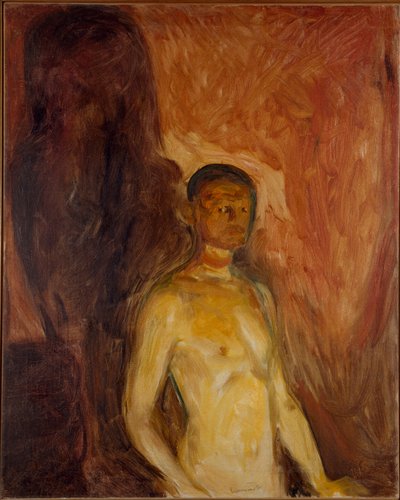 Selbstporträt in der Hölle von Edvard Munch