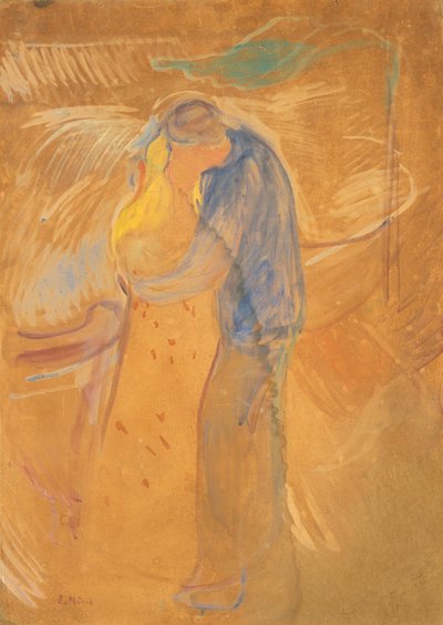 Der Kuss, 1906-1907 von Edvard Munch