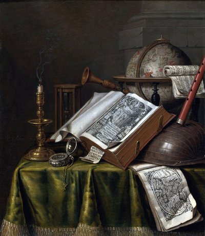 Vanitas Stillleben von Edwaert Colyer or Collier