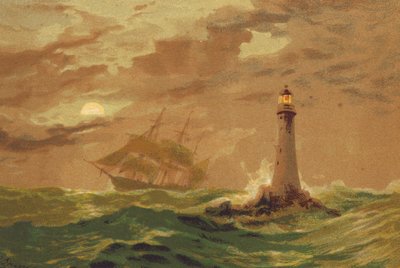 Eddystone-Leuchtturm von Edward (after) Duncan