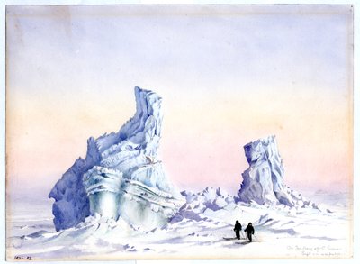 Ein Eisberg vor Kap Evans, 1.-11. September 1911 von Edward Adrian Wilson