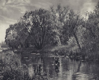Auf einem Testzufluss von Edward Alfred Barton