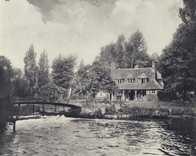 Thorney Weir Fischereihaus von Edward Alfred Barton