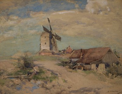Die Windmühle, ca. 1900-04 von Edward Arthur Walton