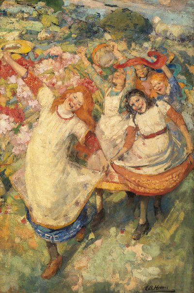 Der Tanz des Frühlings von Edward Atkinson Hornel