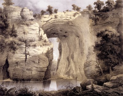 Natürliche Brücke, Rockbridge County, aus 