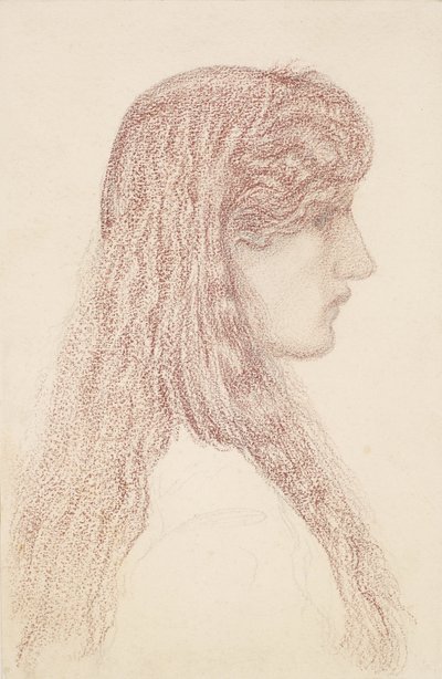Maria Zambaco - Profilstudie von Edward Burne-Jones