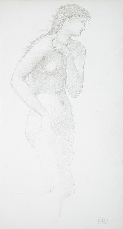 Stehender weiblicher Akt von Edward Burne-Jones