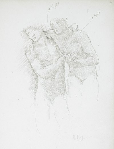 Zwei Akte von Edward Burne-Jones