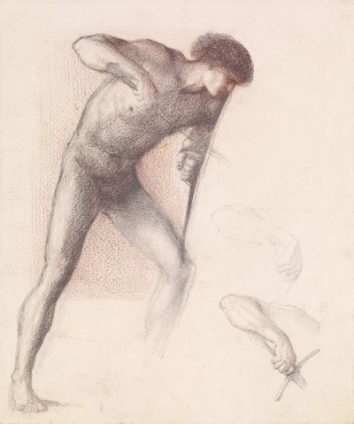 St. Georg-Serie - Männlicher Akt - Studie von St. Georg für 