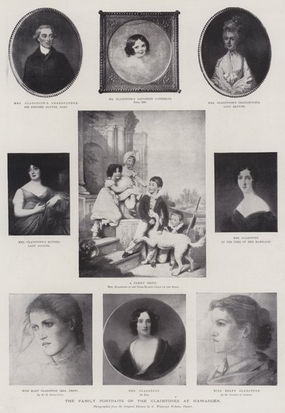 Die Familienporträts der Gladstones in Hawarden von Edward Burne Jones