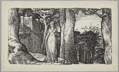 Die Dame mit den Türmen von Edward Calvert