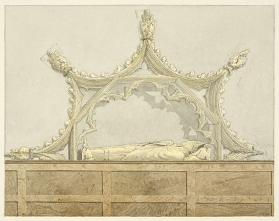Grab von Abt Newland in der Kathedrale von Bristol von Edward Cashin