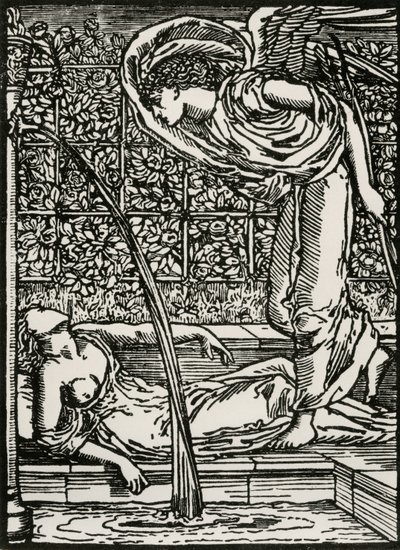 Cupids erster Blick auf Psyche von Edward Coley (after) Burne Jones