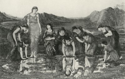 Spiegel der Venus von Edward Coley (after) Burne Jones
