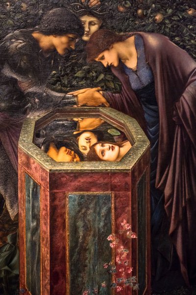 Der unheilvolle Kopf von Edward Coley Burne-Jones