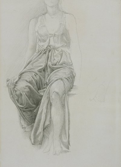 Draperiestudie für 