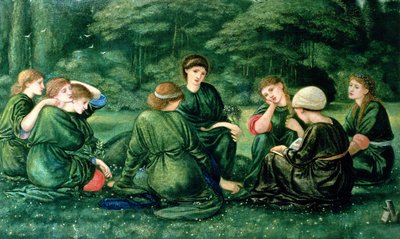 Grüner Sommer, 1868 von Edward Burne Jones