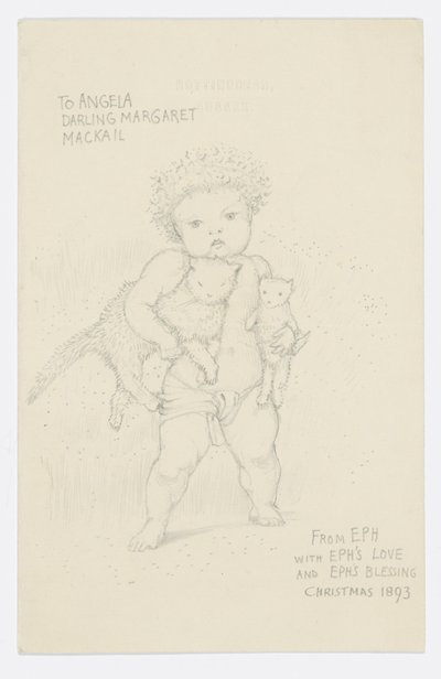 Brief an die Enkelin des Künstlers Angela Thirkell von Edward Burne Jones