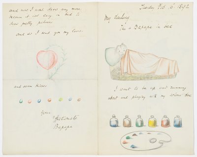 Brief an die Enkelin des Künstlers Angela Thirkell von Edward Burne Jones