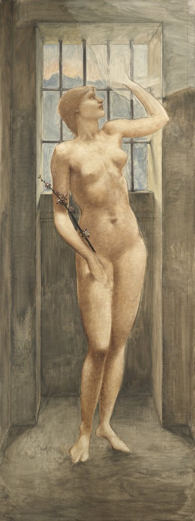 Spes, oder Hoffnung im Gefängnis von Edward Burne Jones