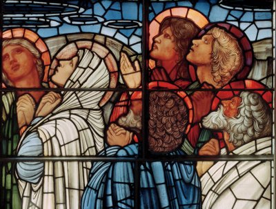 Die Himmelfahrt Fenster (Detail) von Edward Burne Jones
