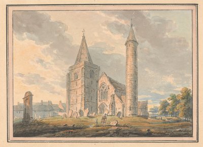 Brechin Cathedral und Rundturm, Forfarshire, Schottland von Edward Dayes