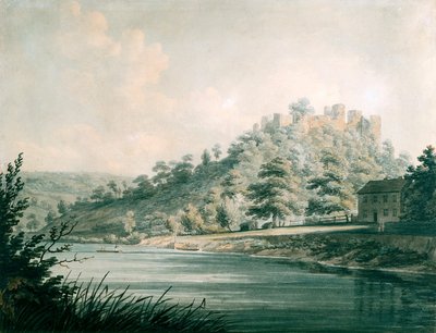 Burg Goodrich am Fluss Wye von Edward Dayes