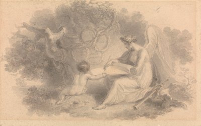 Allegorie der napoleonischen Schlachten von Edward Francis Burney
