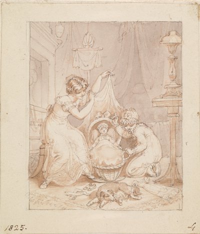 Illustration für Die Neue Puppe: Ohne Titel von Edward Francis Burney