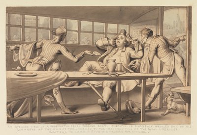 John Gilpin im Uxbridge-Passagierschiff von Edward Francis Burney
