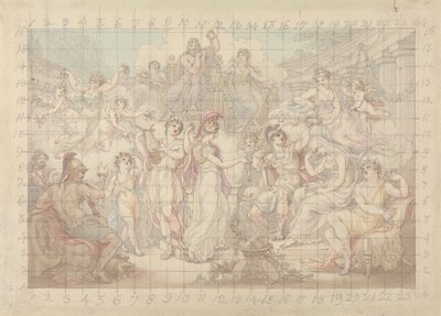 Hochzeit eines Gottes von Edward Francis Burney