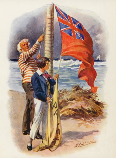 Illustration für Masterman Ready von Captain Marryat von Edward Frederick Skinner