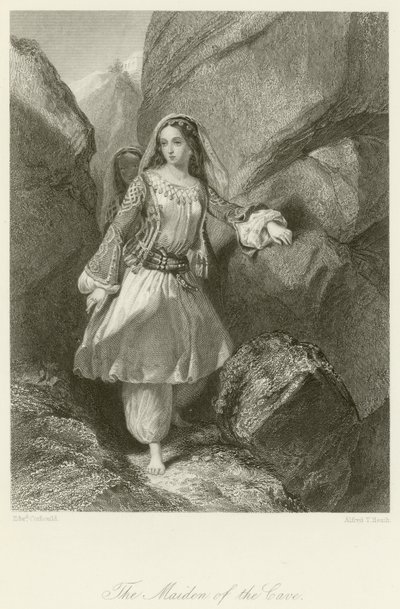 Die Jungfrau der Höhle von Edward Henry Corbould