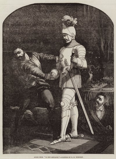 Szene aus Il Don Giovanni von Edward Henry Wehnert