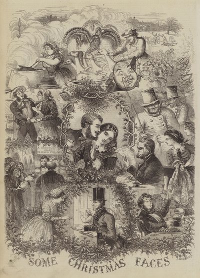 Einige Weihnachtsgesichter von Edward Hull