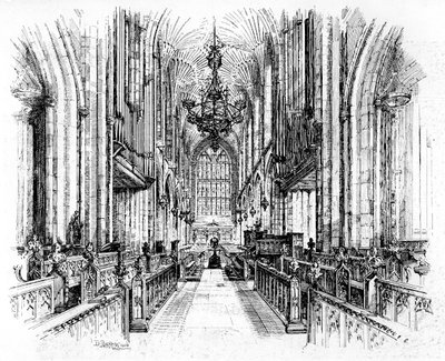 Bath Abbey, Bath, Somerset, 1902-1903 von Edward J. Burrows