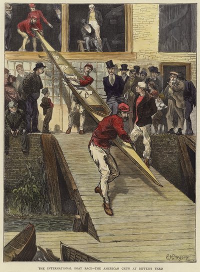 Das Internationale Bootsrennen von Edward John Gregory