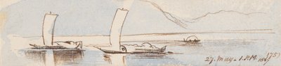Boote, 13:00 Uhr, 27. Mai 1867 von Edward Lear