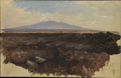 Catania und der Ätna von Edward Lear