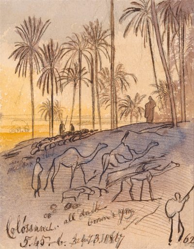 Colósaneh, 5:45 - 6:00 Uhr, 3. Januar 1867 (62) von Edward Lear
