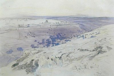 Jerusalem, 24.-28. April 1858 von Edward Lear