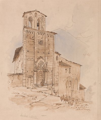 Leonessa, 3. Oktober 1844 von Edward Lear