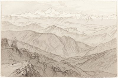 Mount Kinchinjunga (Alles Schöne) von Edward Lear