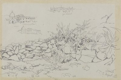 Sorrent, 2. August 1838 von Edward Lear